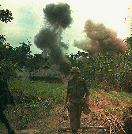 blowing VietCopng bunker system
