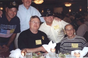 rifleman Larry Snyder, machinegunner Fred Schaaf, machinegunner Larry Oertel; Platoon Leader Dexter Judd, Doc Bertola